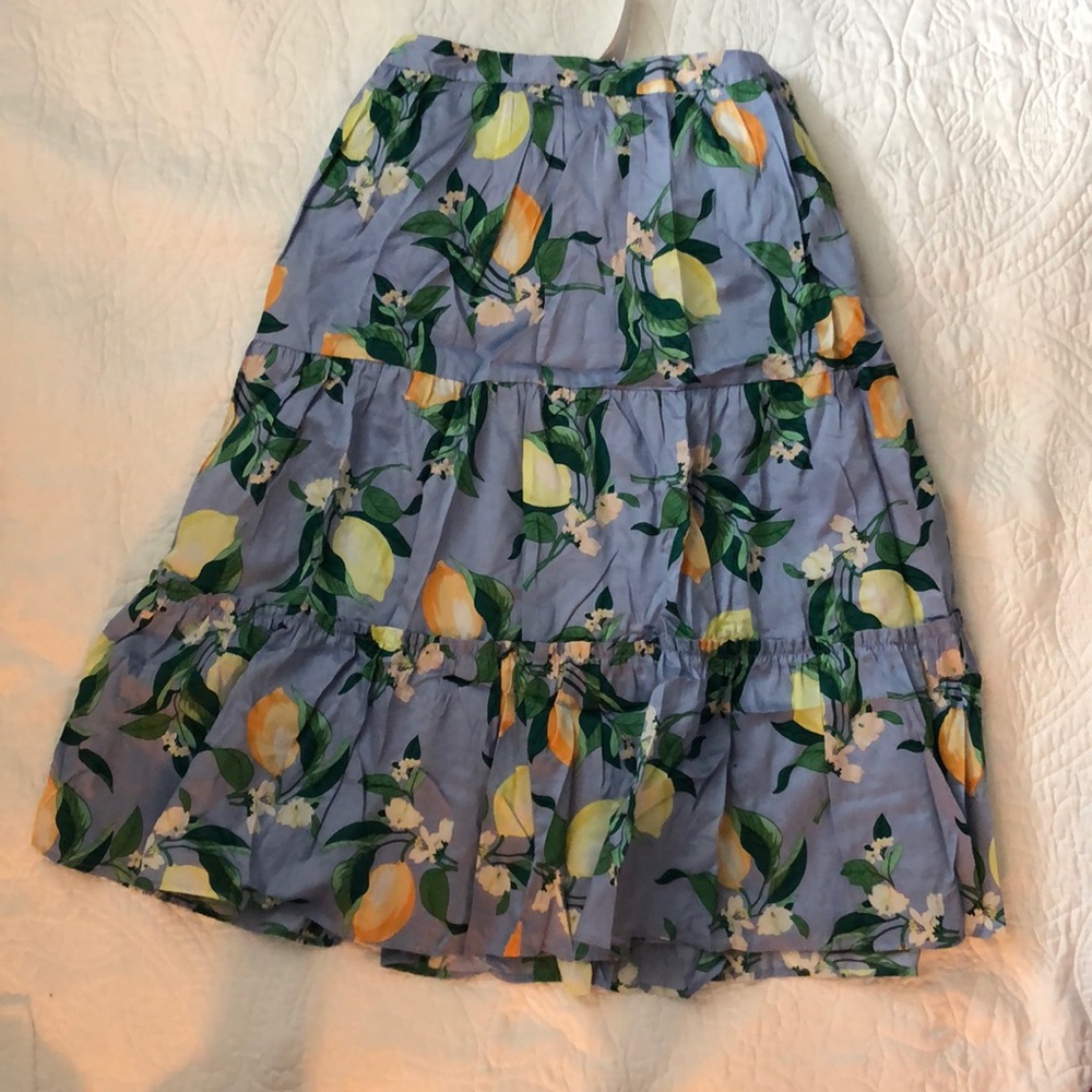 Light blue lemon skirt